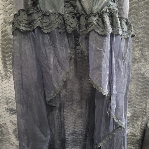 Stroke of Midnight Size M Made in the USA Black Sheer Cami - Picture 4 of 6